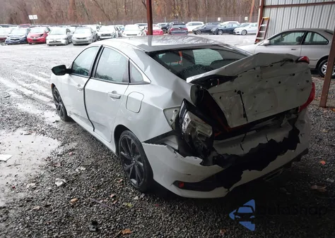 2020 Honda Civic Sport из США, поврежденный, VIN 2HGFC2E86LH579105